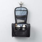 Basics Hanging, Travel Toiletry Bag Organizer, Shower Dopp Kit, Black - Image 7